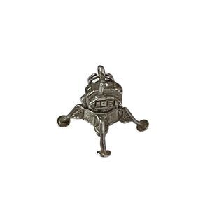925 Sterling Silver Lunar Module Space Charm